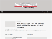 Tablet Screenshot of missoulanews.com